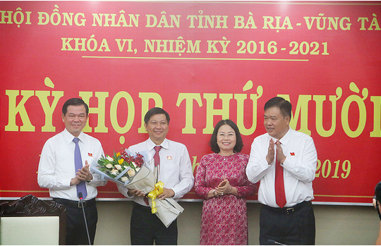 Tỉnh Bà Rịa-Vũng Tàu có phó chủ tịch mới