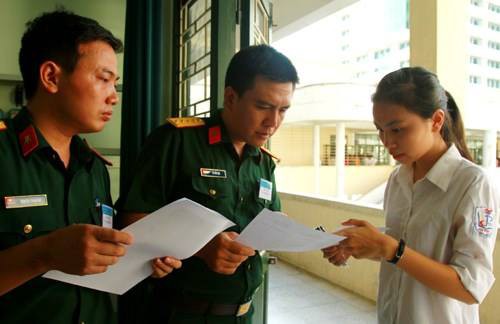 Thông tin quan trọng dành cho thí sinh dự thi trường quân đội năm 2019