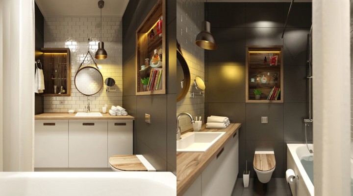 Căn hộ m&agrave;u xanh dương hiện đại v&agrave; ấm &aacute;p - Ảnh 12.