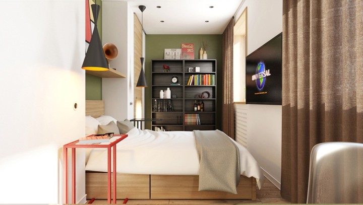 Căn hộ m&agrave;u xanh dương hiện đại v&agrave; ấm &aacute;p - Ảnh 8.