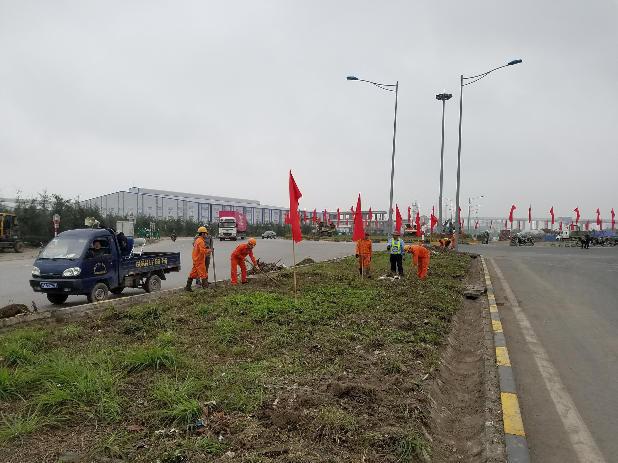 Hải Phòng: Chạy nước rút trang hoàng đô thị chào đón đoàn Triều Tiên tới thăm