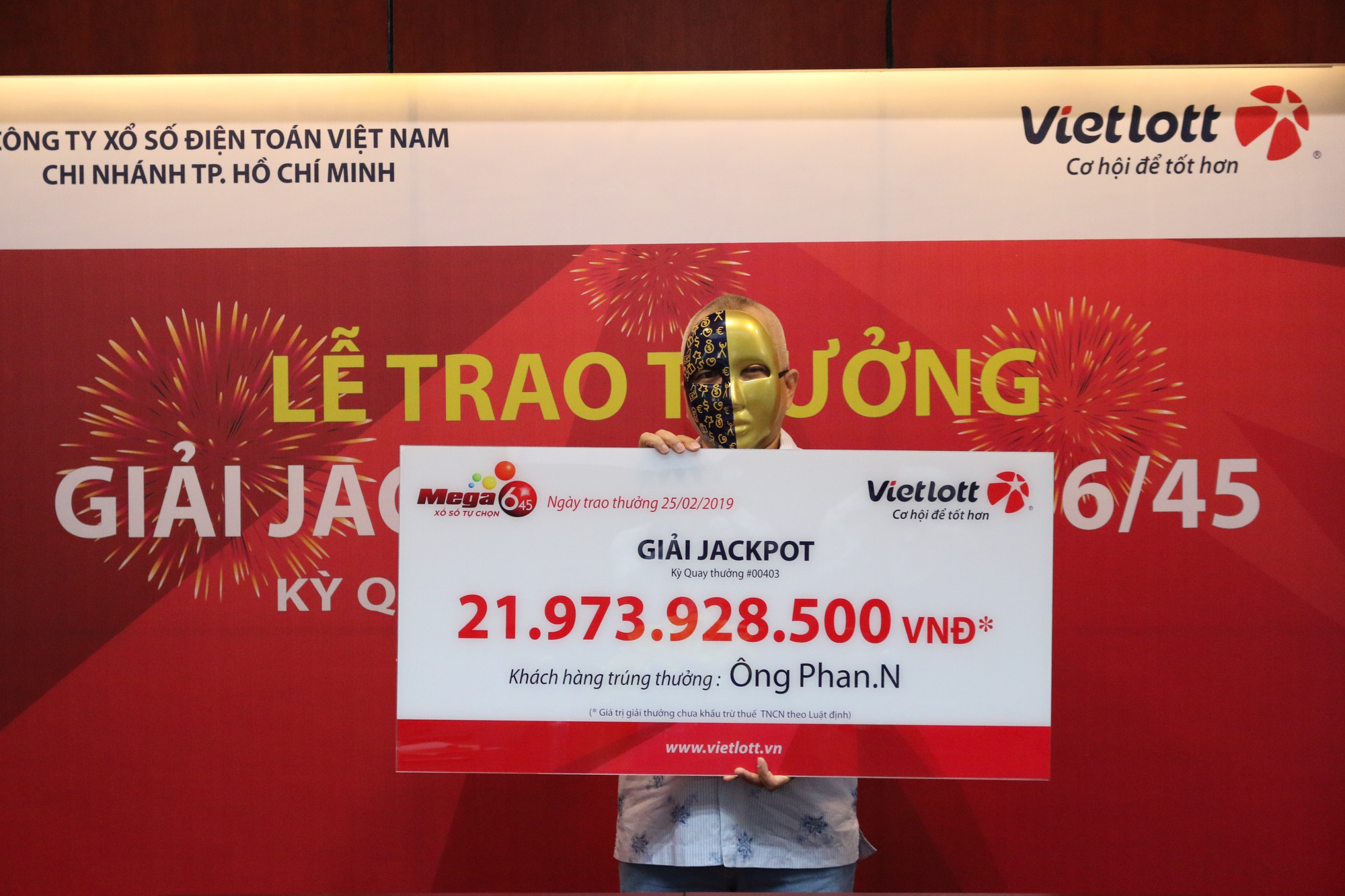 Mua v&eacute; Vietlott theo ng&agrave;y sinh, số nh&agrave;, biển số xe&hellip; tr&uacute;ng 21,9 tỉ đồng - Ảnh 1.