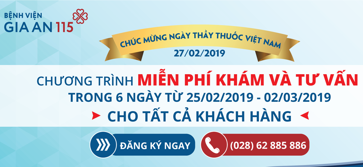 6 ngày khám và tư vấn miễn phí tại bệnh viện Gia An 115