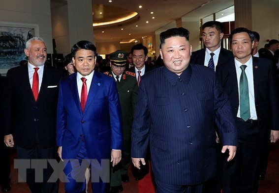 [Clip] Chủ tịch TP H&agrave; Nội đ&oacute;n nh&agrave; l&atilde;nh đạo Kim Jong-un tại kh&aacute;ch sạn Melia - Ảnh 4.