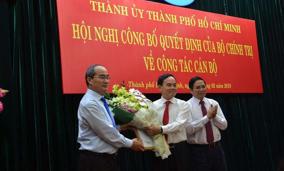 &Ocirc;ng Trần Lưu Quang l&agrave;m Ph&oacute; B&iacute; thư Thường trực Th&agrave;nh ủy TP HCM - Ảnh 1.