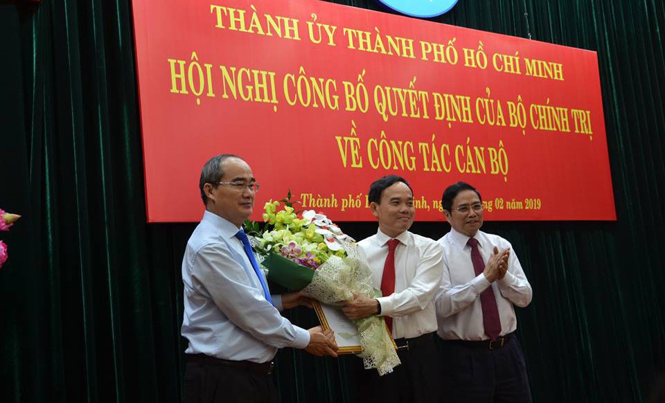 Ông Trần Lưu Quang làm Phó Bí thư Thường trực Thành ủy TP HCM