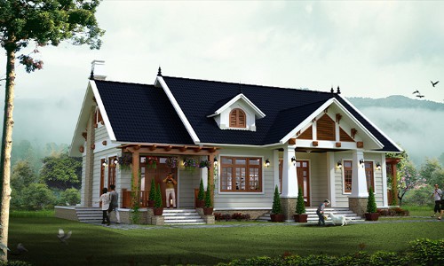 10 mẫu biệt thự vườn mini đẹp mắt dưới 1 tỷ đồng - Ảnh 5.