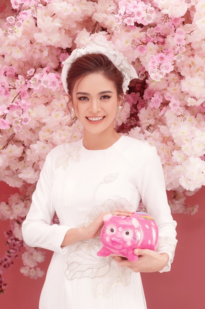 Sao Việt gợi &yacute; &aacute;o d&agrave;i du xu&acirc;n - Ảnh 8.