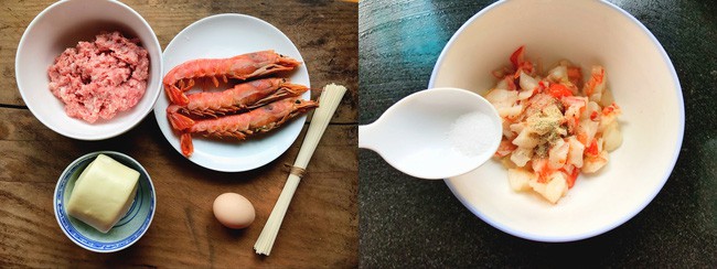 Lạ miệng ng&agrave;y Tết: M&igrave; bọc t&ocirc;m thịt chi&ecirc;n gi&ograve;n - Ảnh 1.