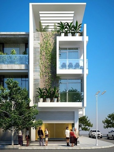 10 mẫu nhà phố 3 tầng 1 tum độc đáo nhất 2019 - Ảnh 1.