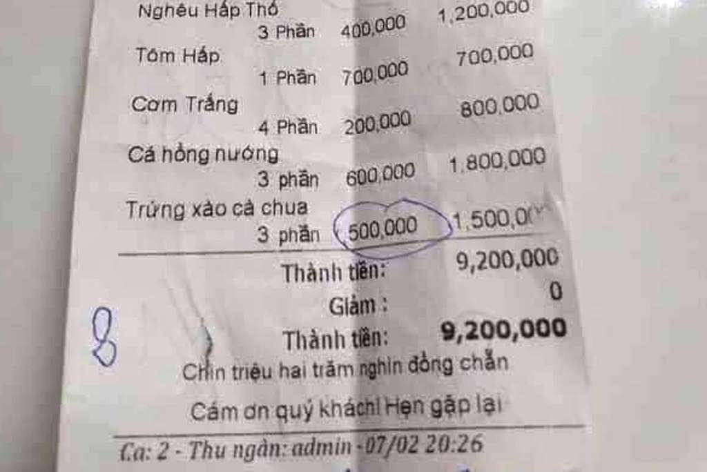 Bất ngờ lý do nhà hàng ở Nha Trang "chém đẹp" du khách Malaysia