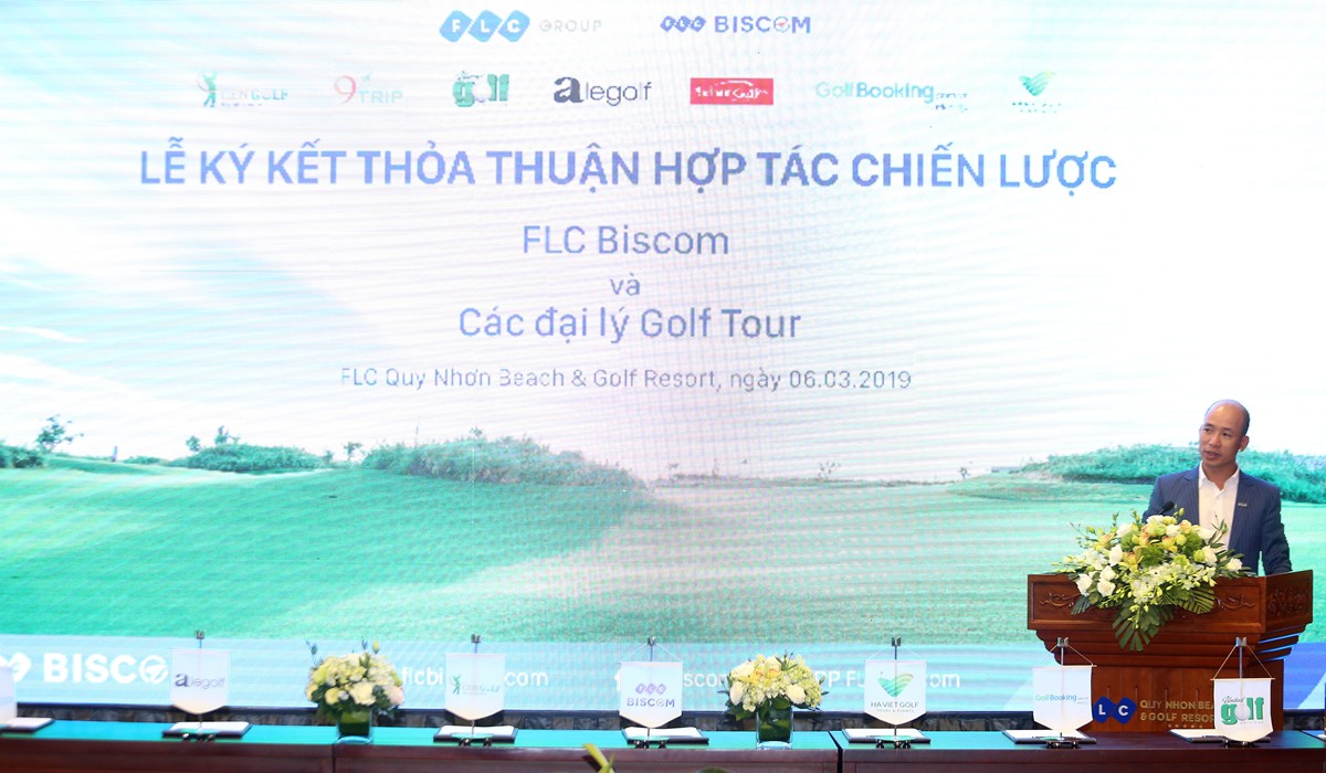 C&uacute; bắt tay của FLC Biscom với 10 đại l&yacute; golf tour lớn nhất Việt Nam - Ảnh 3.