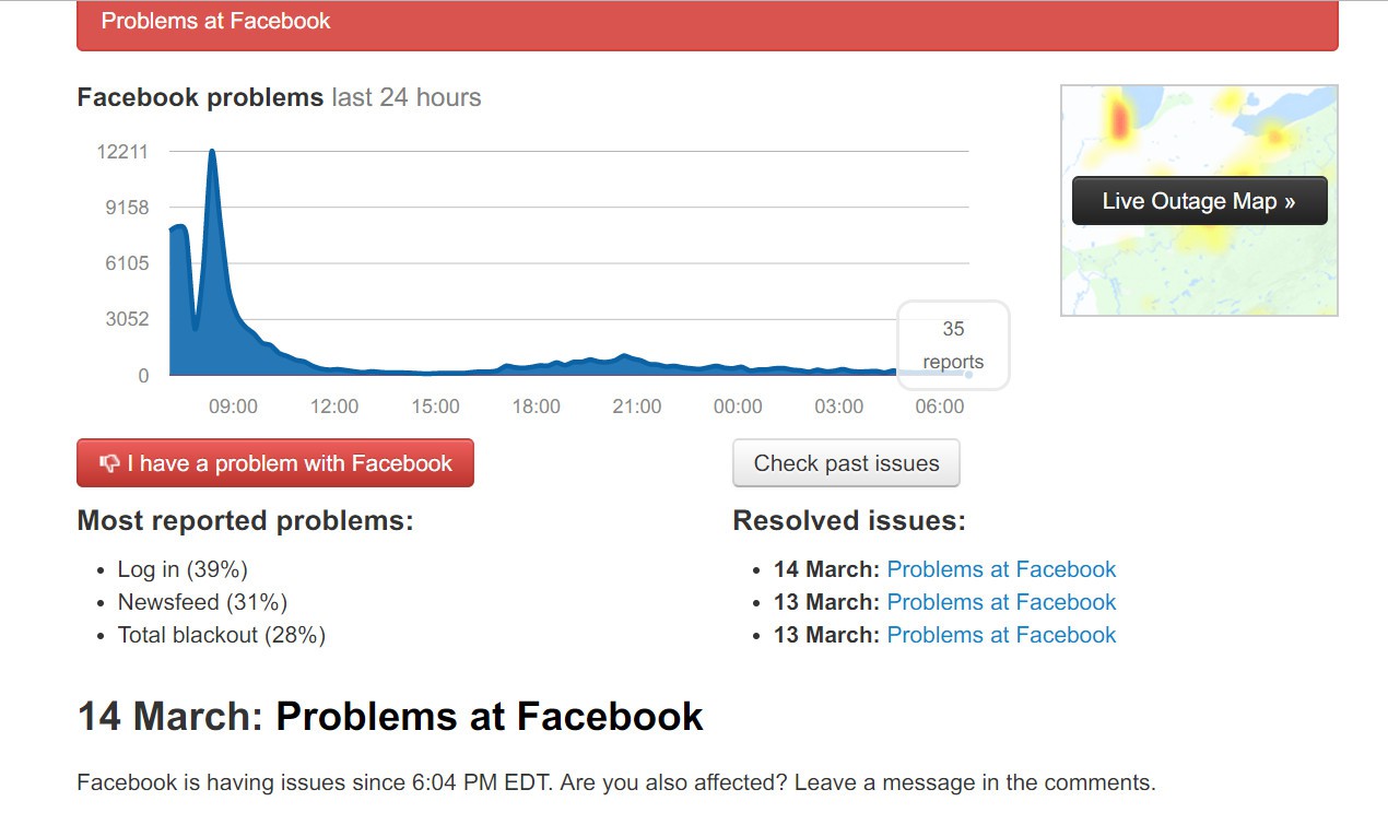 Facebook c&ocirc;ng bố nguy&ecirc;n nh&acirc;n sự cố sập mạng - Ảnh 1.
