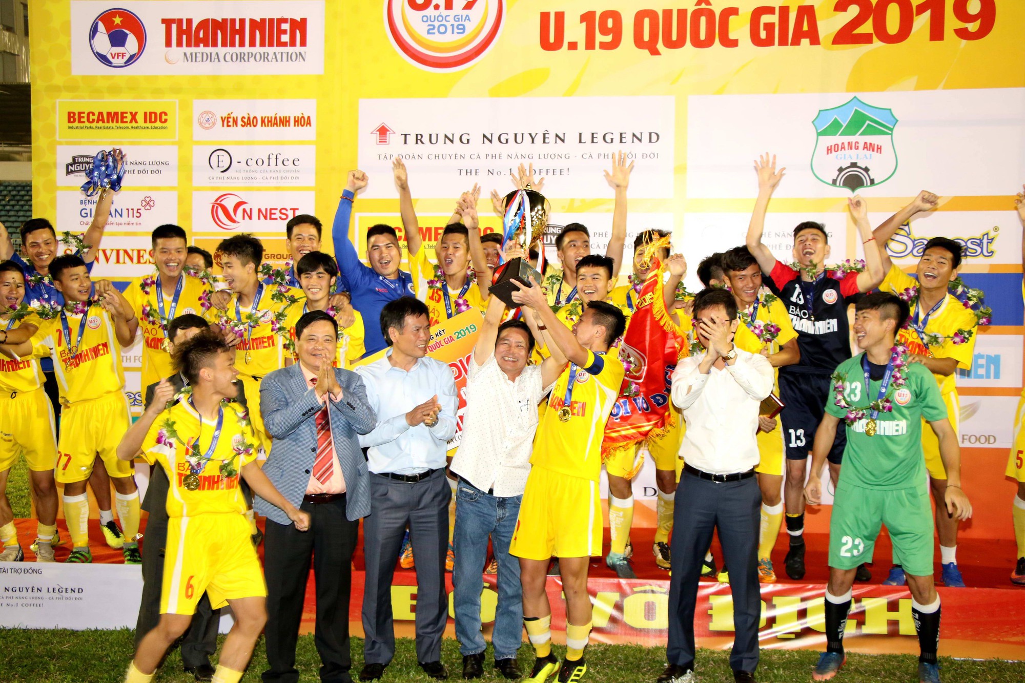 Hà Nội ngăn HAGL vô địch Giải U19 quốc gia 2019 trên sân nhà