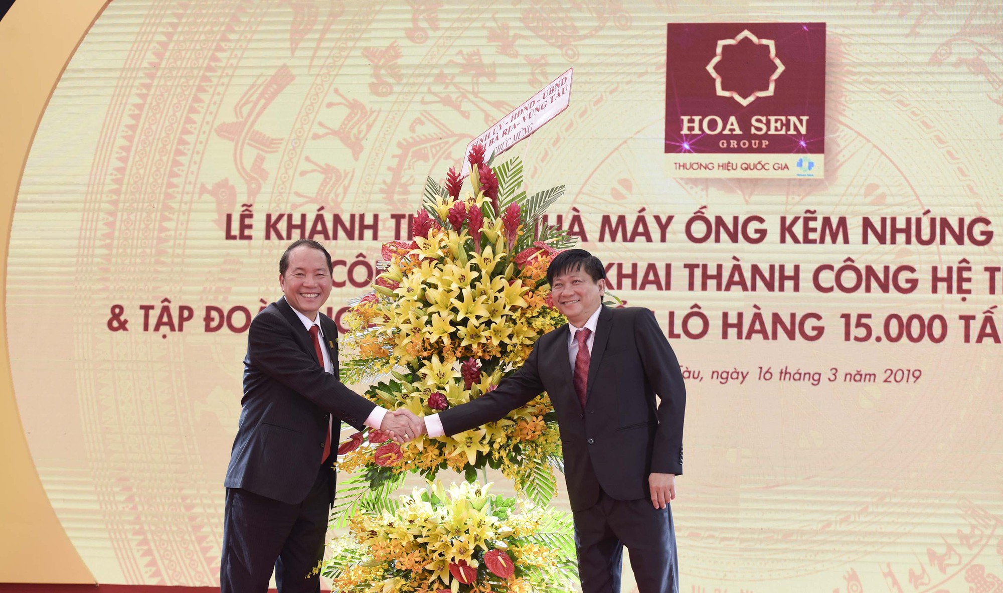 Tôn Hoa Sen khánh thành nhà máy ống kẽm nhúng nóng 85.000 tấn