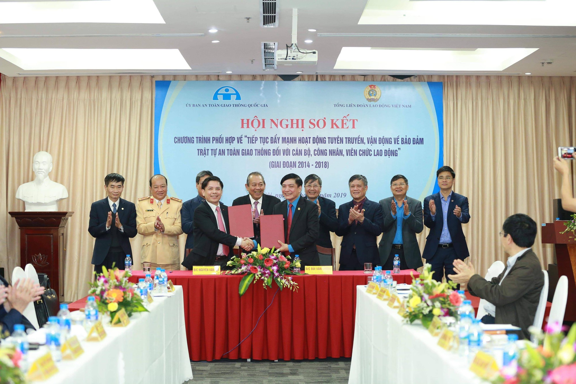 Công đoàn tích cực tham gia đảm bảo trật tự an toàn giao thông