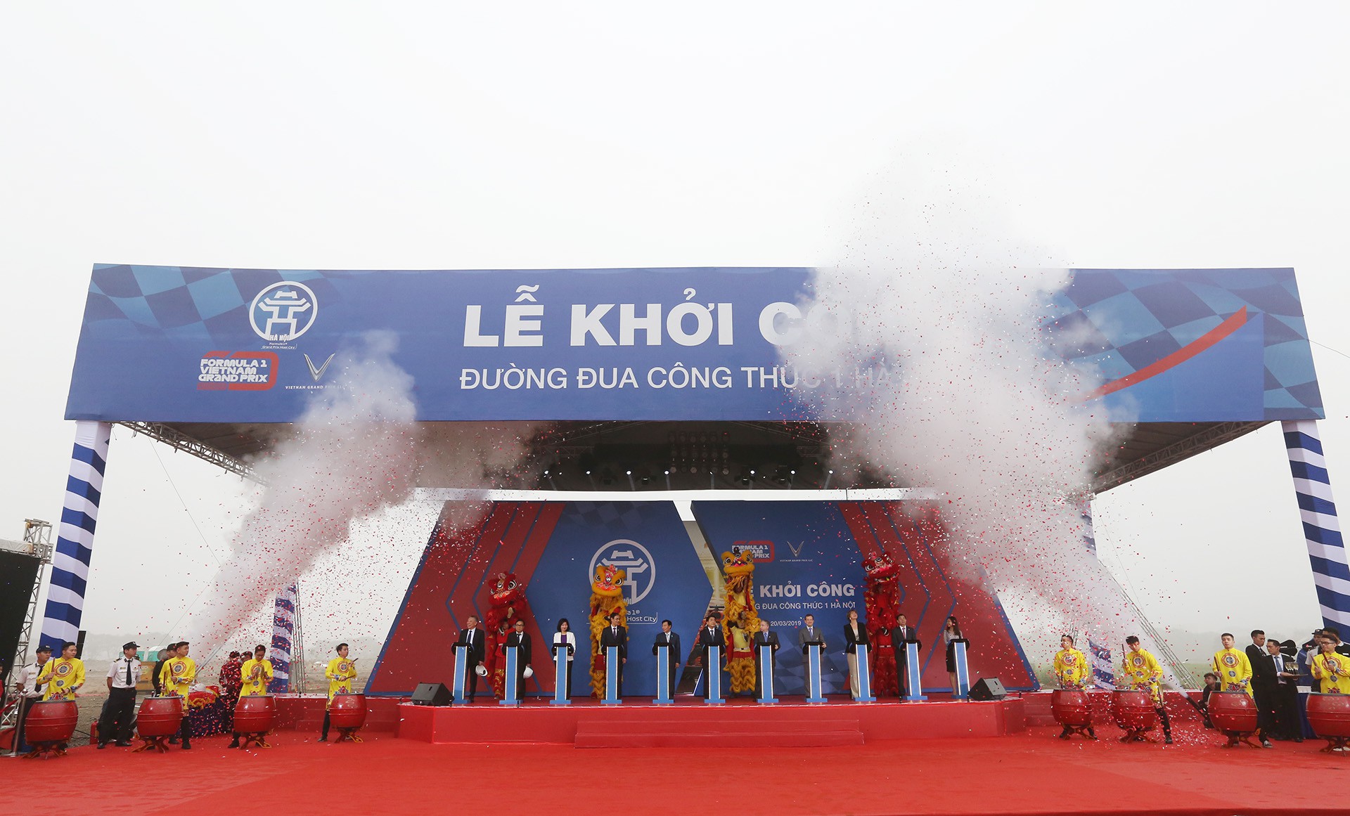 Khởi công Đường đua công thức 1 Hà Nội