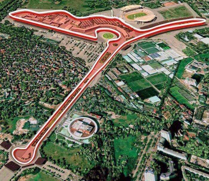 Độc đáo đường đua F1 Hà Nội