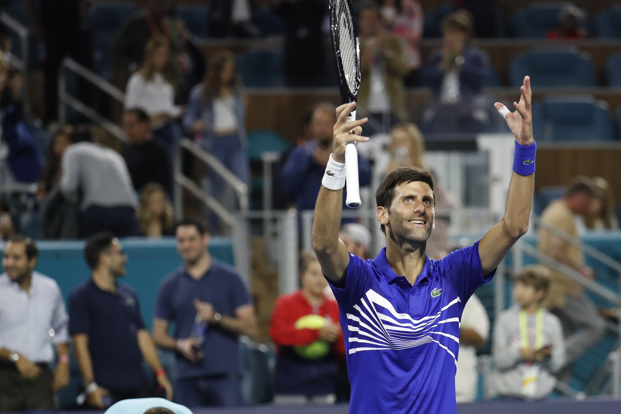 Djokovic thắng trận ra quân, bắt đầu chinh phục danh hiệu thứ 7 Miami Open - Ảnh 4.