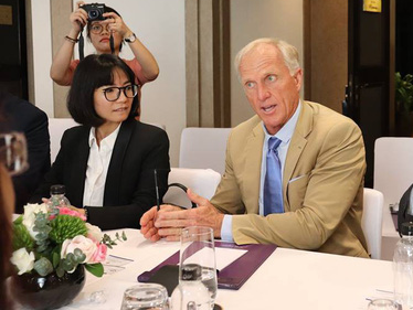 Huyền thoại golf Greg Norman muốn phát triển thương hiệu du lịch golf Việt Nam
