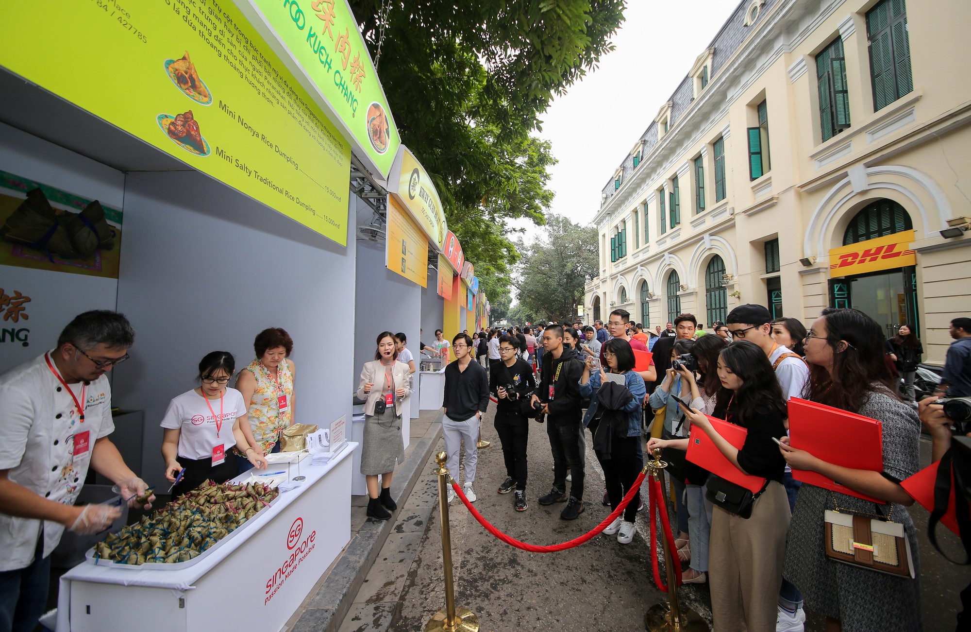 Rực rỡ Lễ hội Singapore 2019 tại phố đi bộ hồ Hoàn Kiếm - Ảnh 4.
