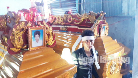 Tiếng khóc bi thương bên cỗ quan tài 3 bà cháu bị container đè chết