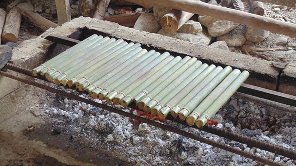 Dẻo thơm nếp lam Khe Kèm - Ảnh 4.