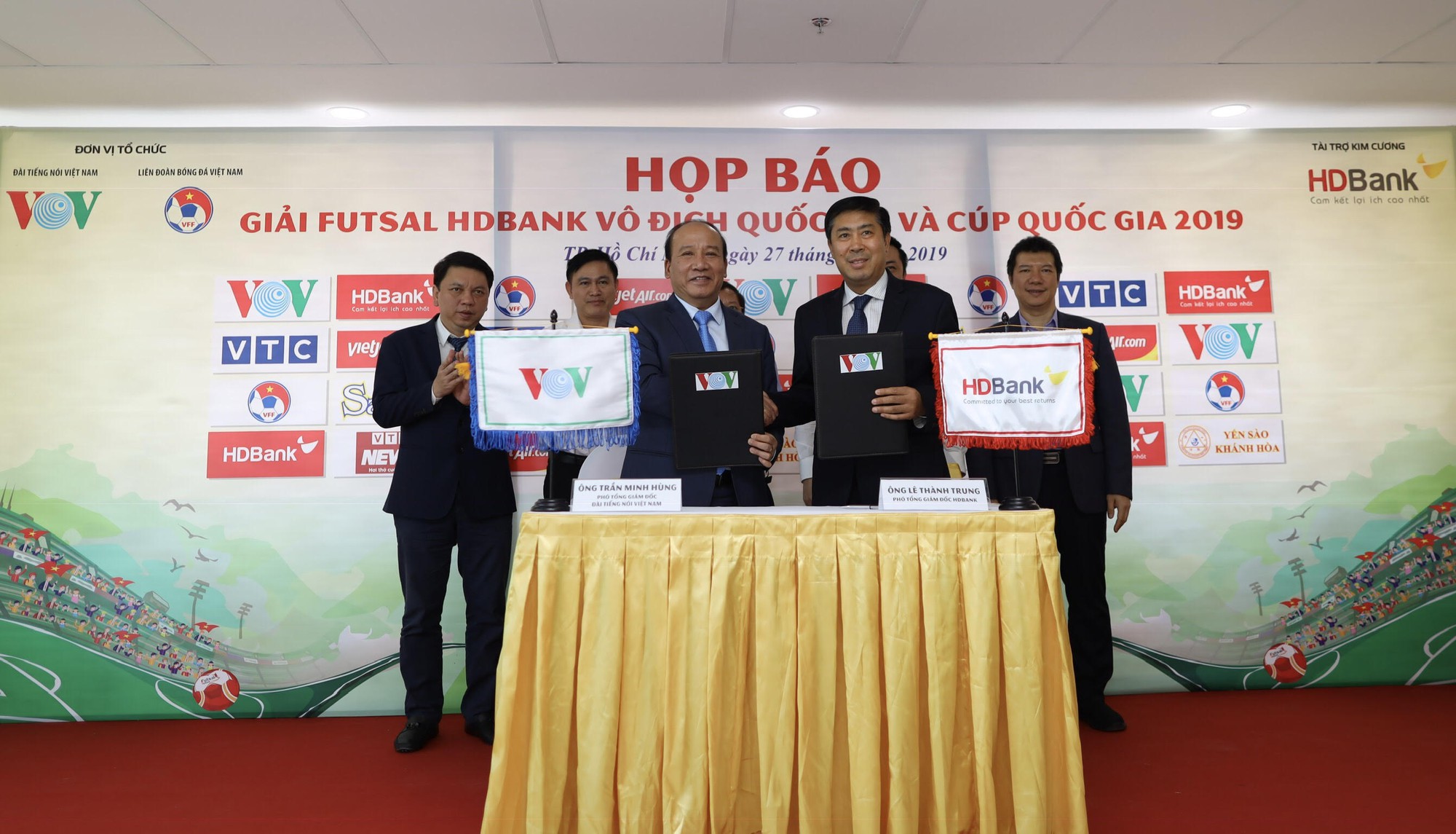 Công bố nhà tài trợ các giải futsal trọng điểm Việt Nam
