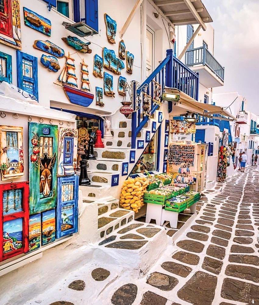 Phố biển độc nhất v&ocirc; nhị ở Mykonos - Ảnh 6.