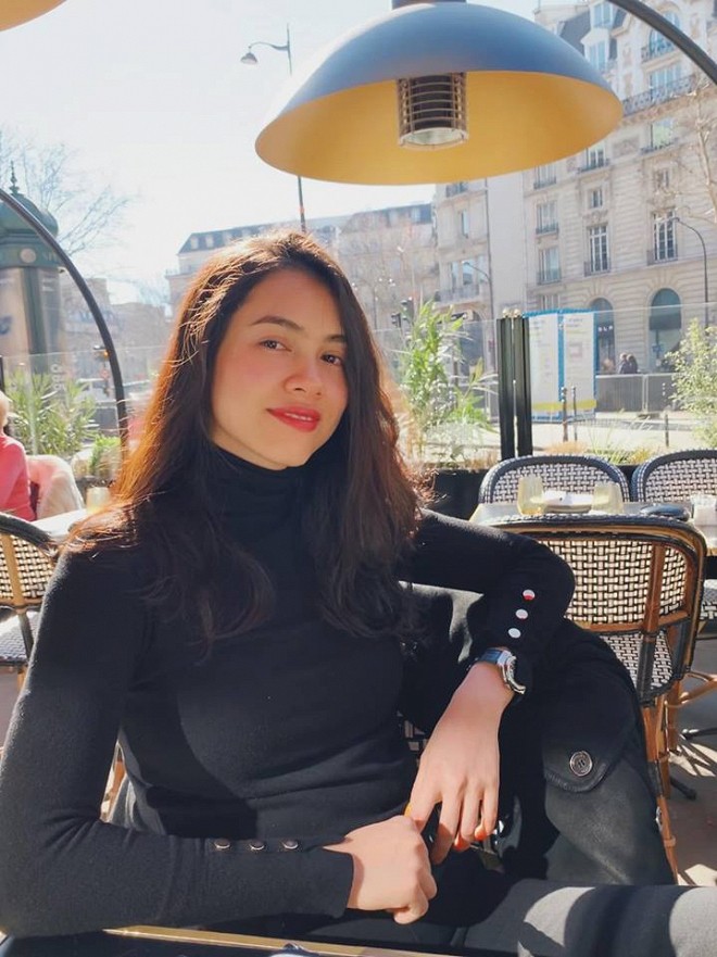 Vì sao Á hậu Vũ Hoàng My rời xa showbiz? - Ảnh 1.