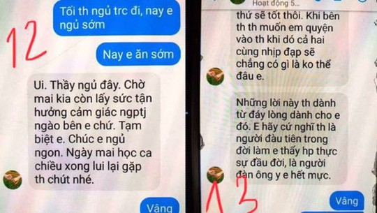 Thầy giáo bị tố "gạ tình" nữ sinh lớp 10 nói đã dùng "ngôn từ tình cảm" quá mức bình thường