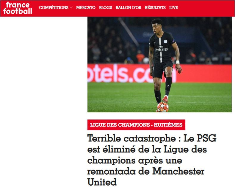 Tạp chí France Football: Trận thua của PSG là thảm họa khủng khiếp! - Ảnh 2.