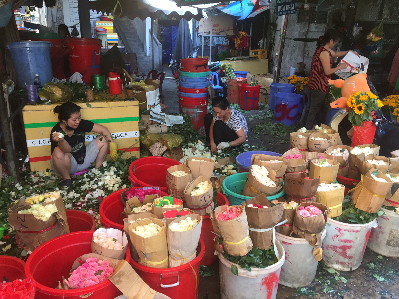 Chưa đến 8-3, gi&aacute; hoa hồng ở TP HCM đ&atilde; tăng ch&oacute;ng mặt  - Ảnh 10.