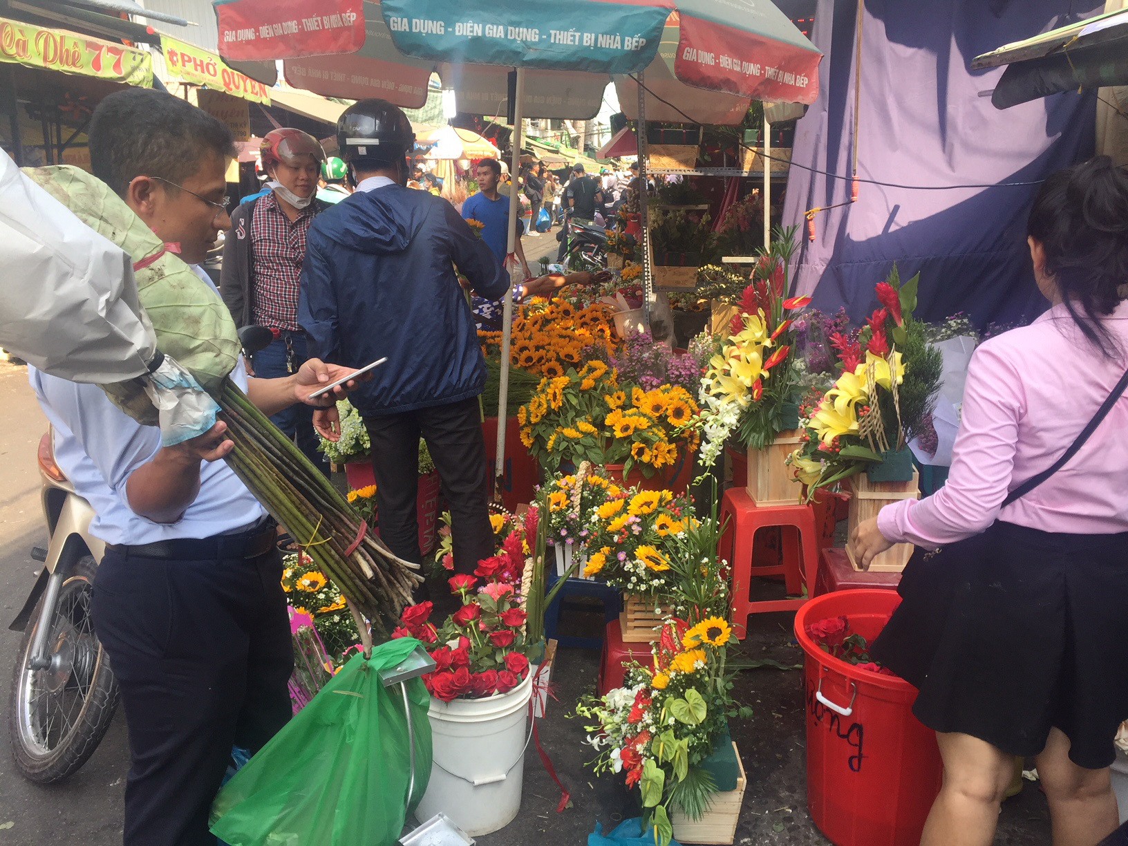 Chưa đến 8-3, giá hoa hồng ở TP HCM đã tăng chóng mặt