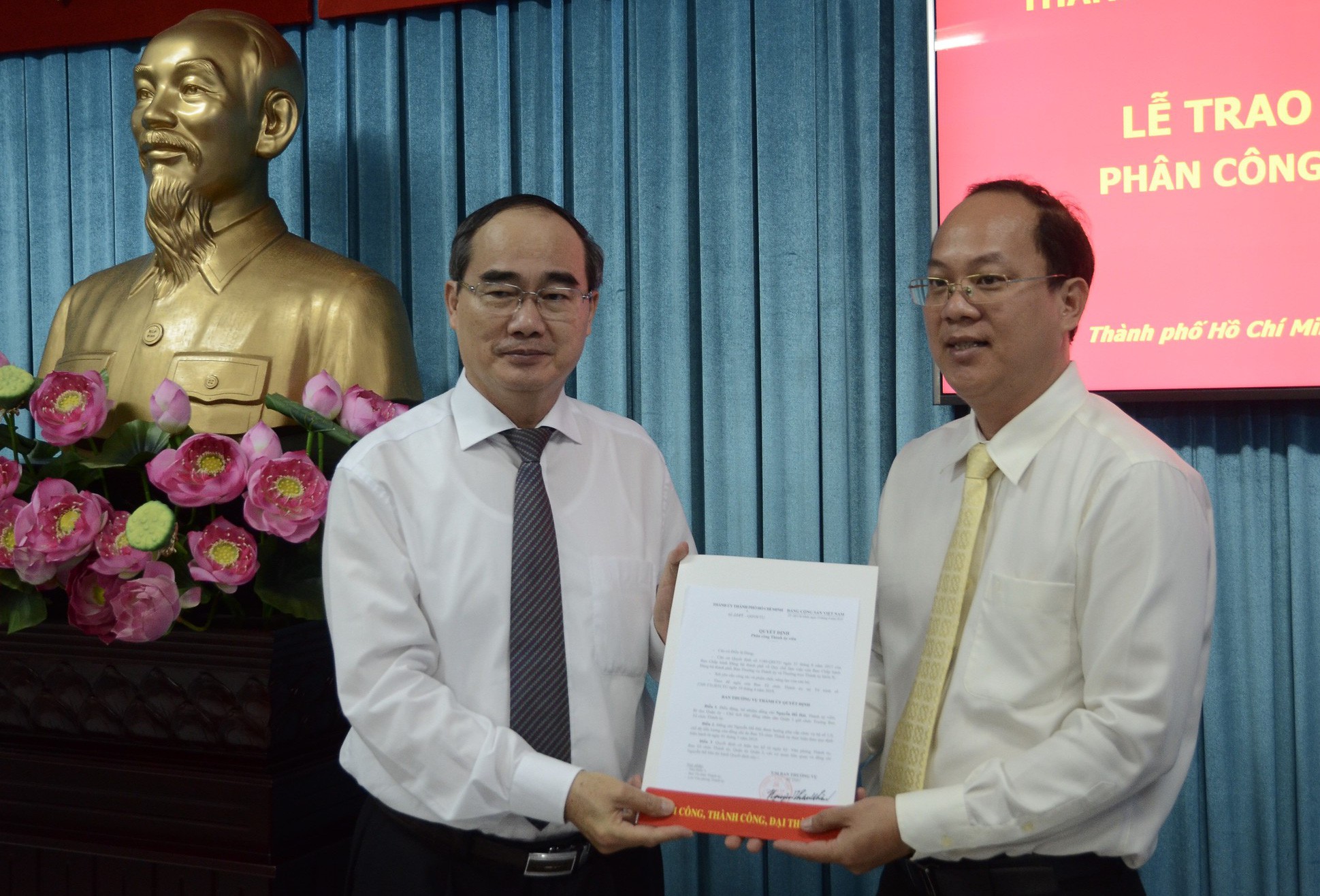 TP HCM: Bí thư quận 3 làm Trưởng ban Tổ chức Thành ủy TP