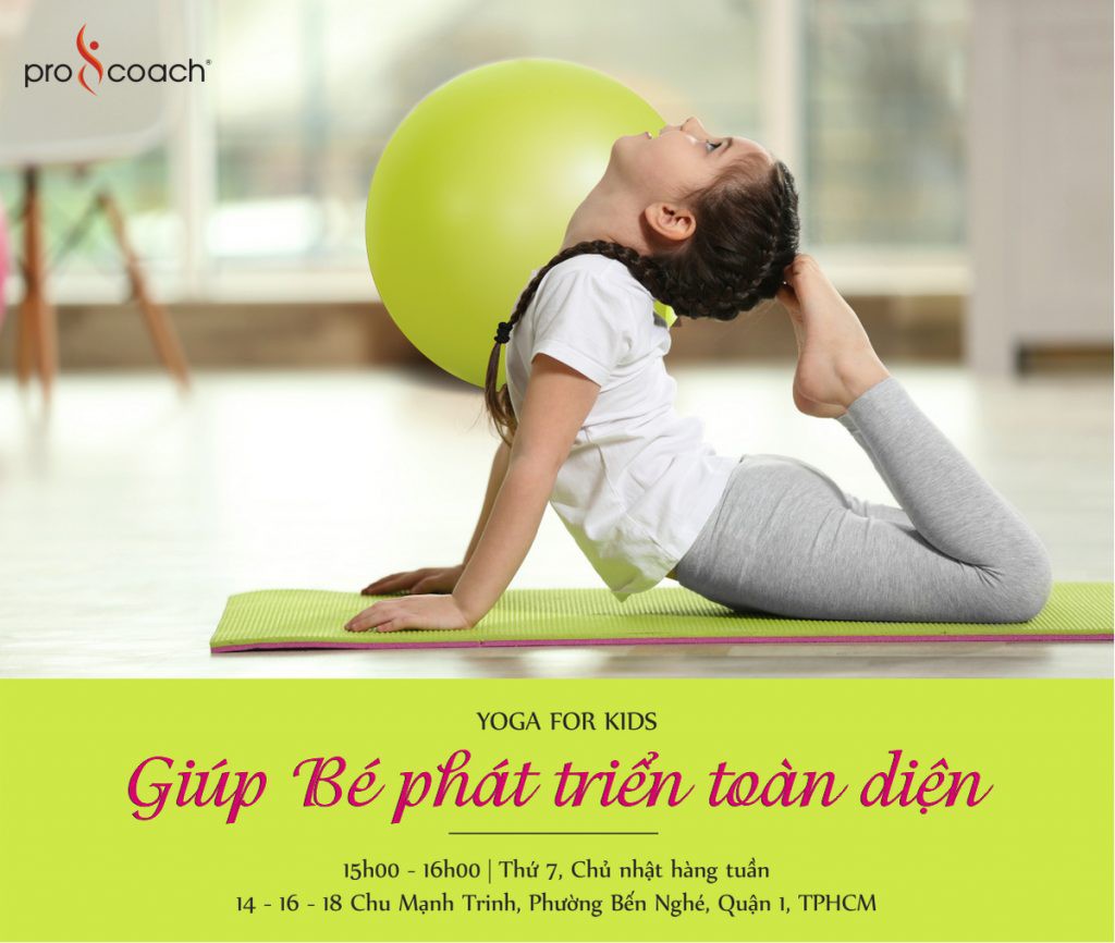 Yoga cho trẻ tại Golden Hearts Procoach
