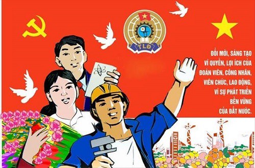 Thi sáng tác tranh cổ động kỷ niệm thành lập Công đoàn