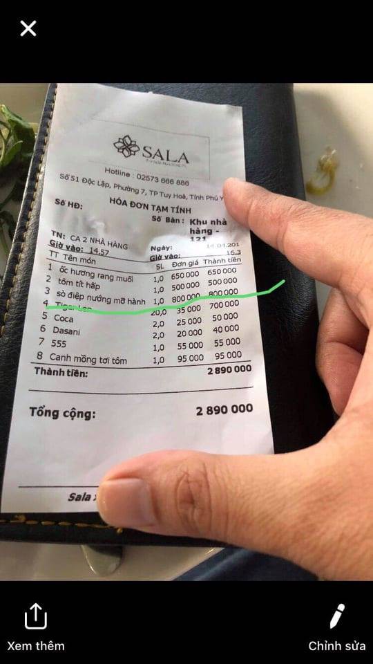 Thanh tra n&oacute;i g&igrave; về việc kh&aacute;ch tố ch&eacute;m đẹp với đĩa s&ograve; điệp 680 ng&agrave;n đồng? - Ảnh 3.