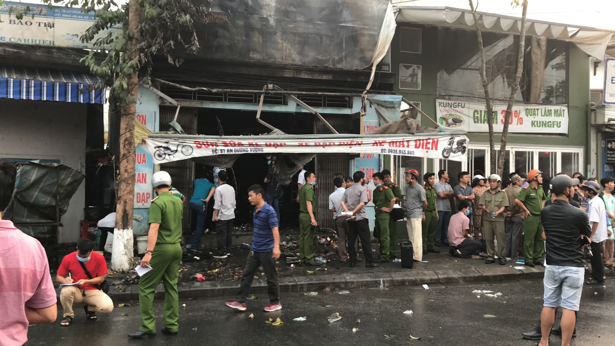 3 người chết trong cửa hàng bị cháy