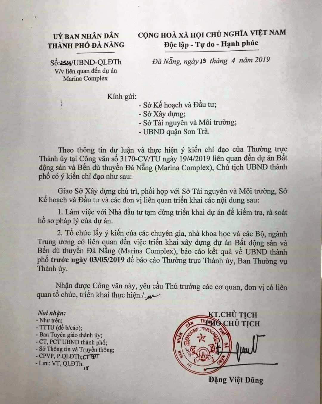 Đà Nẵng yêu cầu tạm dừng triển khai dự án lấn sông Hàn - Ảnh 1.