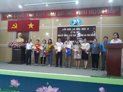 Quận 12 (TP HCM): Ra mắt nghiệp đoàn giáo viên mầm non thứ 3