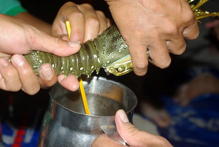 Kh&aacute;m ph&aacute; m&oacute;n tiết canh t&ocirc;m h&ugrave;m - đặc sản Vũng T&agrave;u ngon nức tiếng - Ảnh 6.
