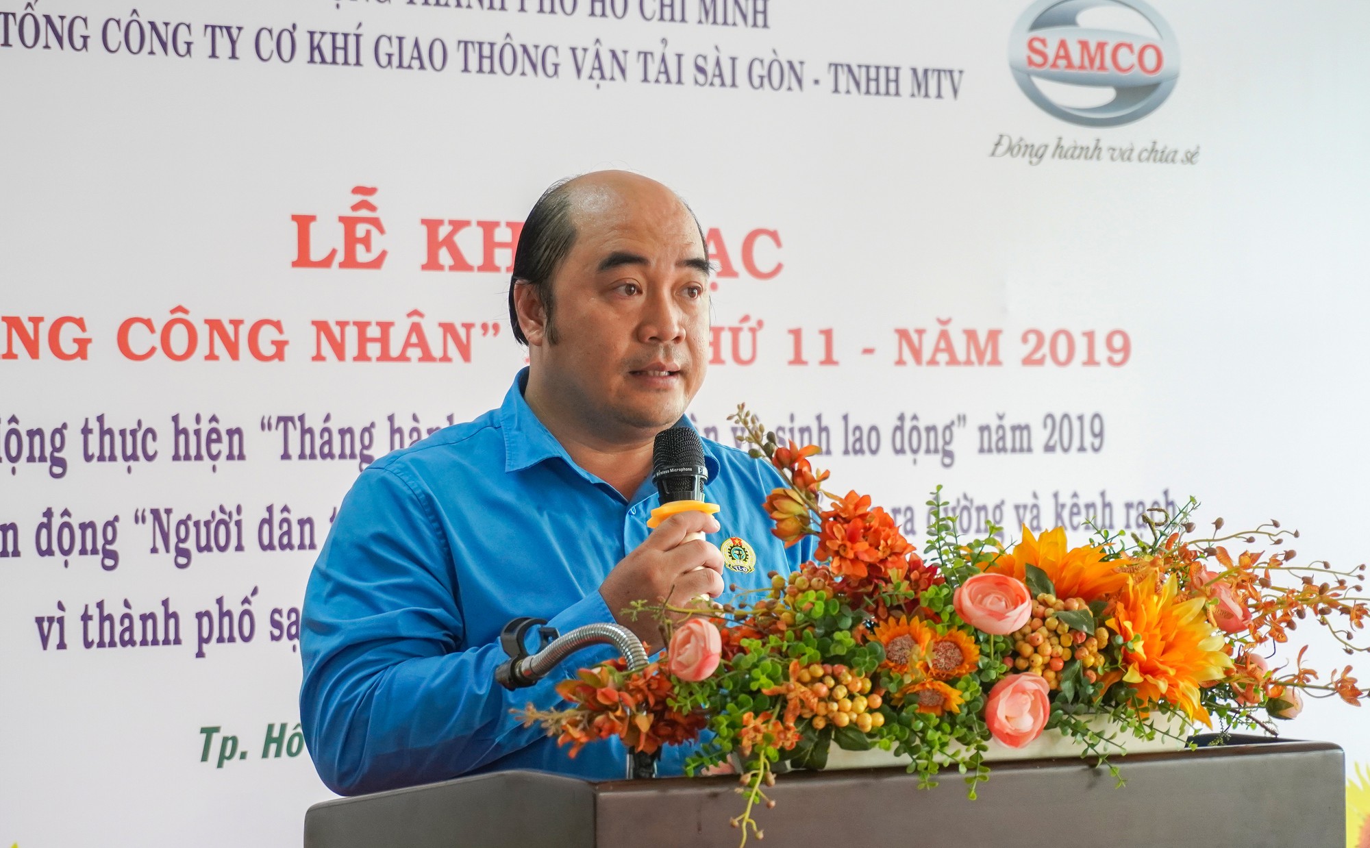 C&ocirc;ng đo&agrave;n SAMCO tưng bừng khai mạc Th&aacute;ng C&ocirc;ng nh&acirc;n - Ảnh 1.