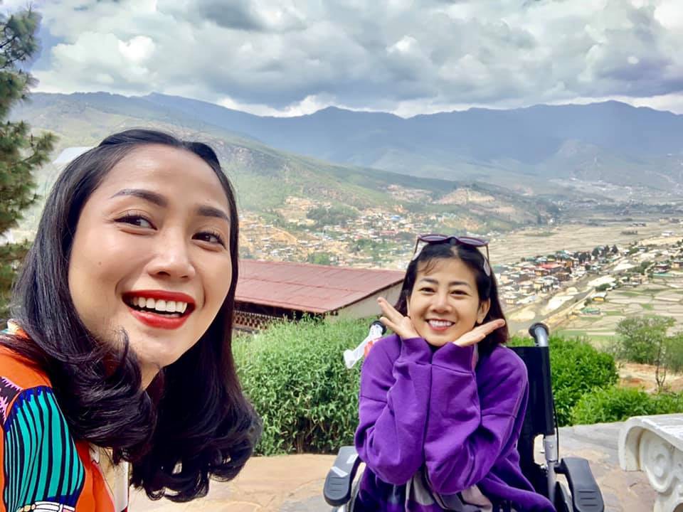 Diễn viên Mai Phương được Ốc Thanh Vân đưa đi Bhutan du lịch