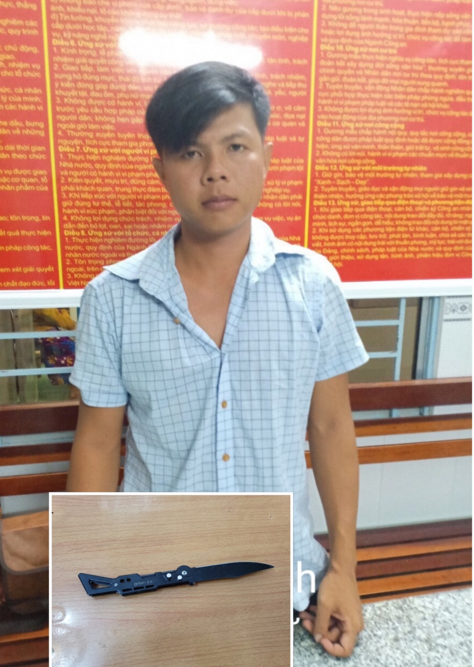 B&iacute; thư Cần Thơ thăm đại &uacute;y c&ocirc;ng an bị đ&acirc;m phải cắt 1 quả thận - Ảnh 2.