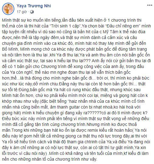 Yaya Trương Nhi tố c&aacute;o ban tổ chức Trời sinh một cặp chơi xấu - Ảnh 2.