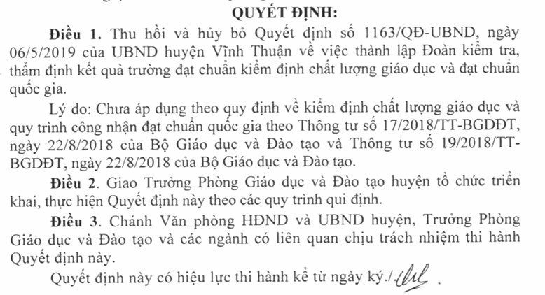 Đang bị kỷ luật, trưởng phòng giáo dục vẫn lừa dối cấp trên