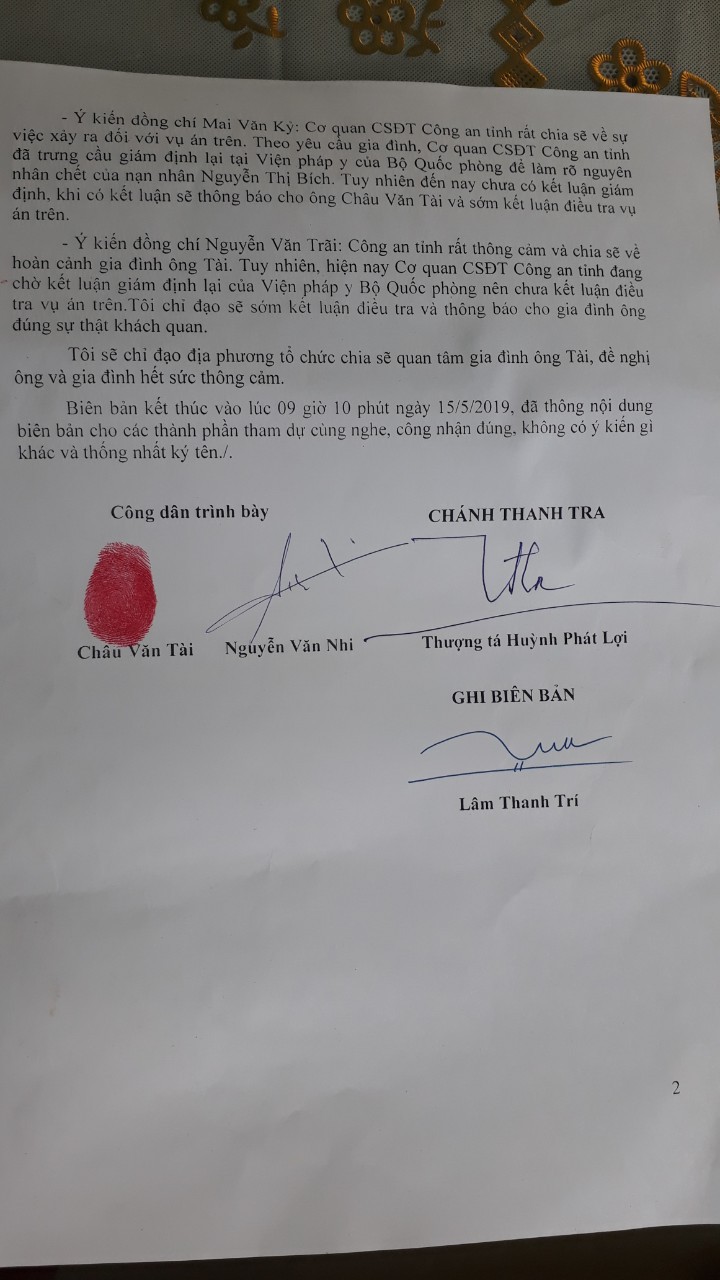 Gi&aacute;m đốc C&ocirc;ng an tỉnh T&acirc;y Ninh n&oacute;i về vụ một phụ nữ tử vong khi l&agrave;m việc với đo&agrave;n li&ecirc;n ng&agrave;nh - Ảnh 2.