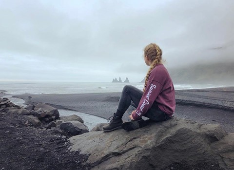 Bãi biển cát đen đẹp huyền ảo không ai được phép tắm ở Iceland - Ảnh 9.