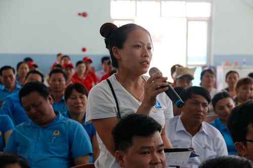Quảng Nam: Lãnh đạo tỉnh đối thoại với công nhân